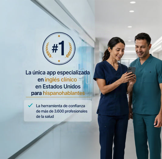 Aplicación de inglés clínico para hispanohablantes en EE. UU.