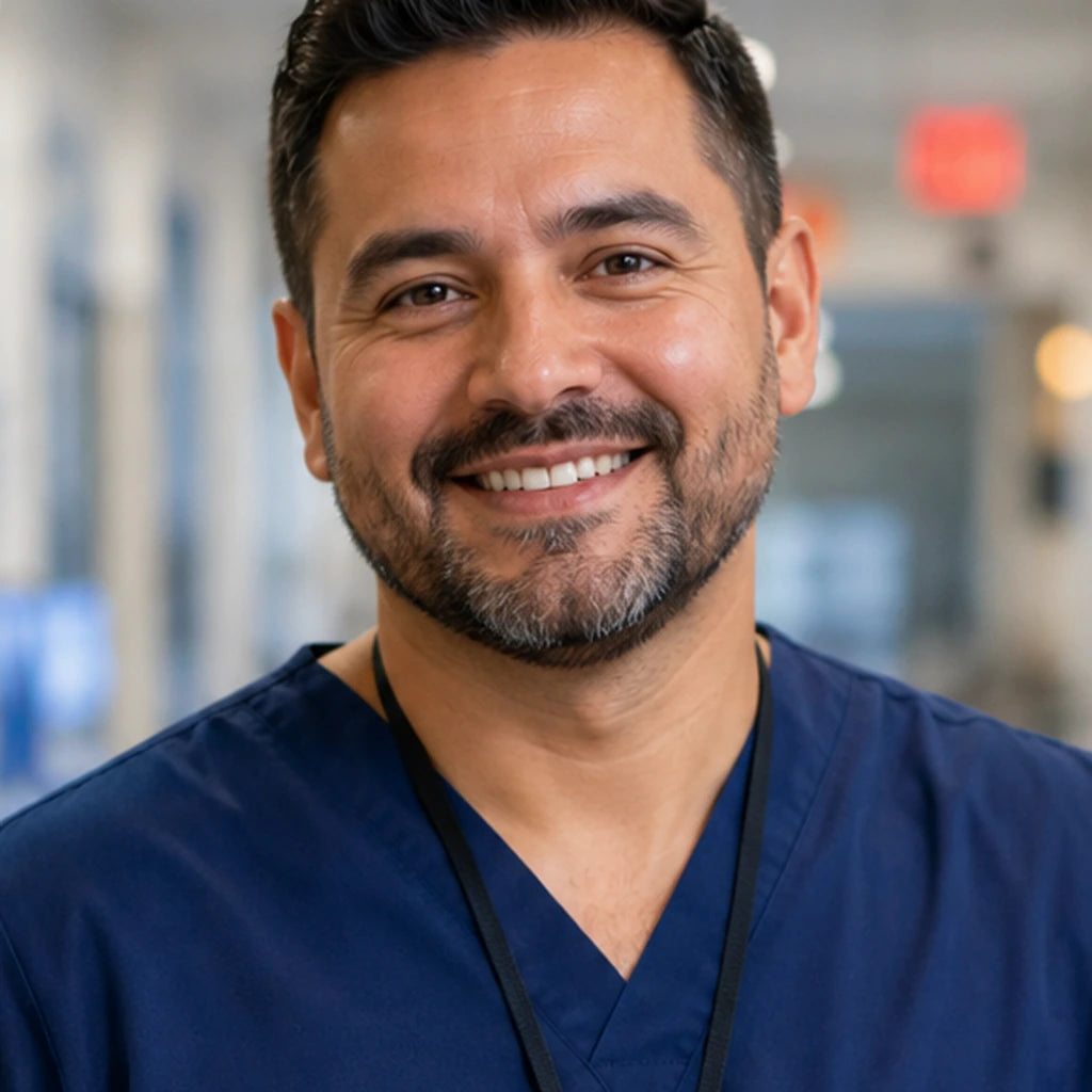 Mateo, CNA en una unidad med-surg de Houston